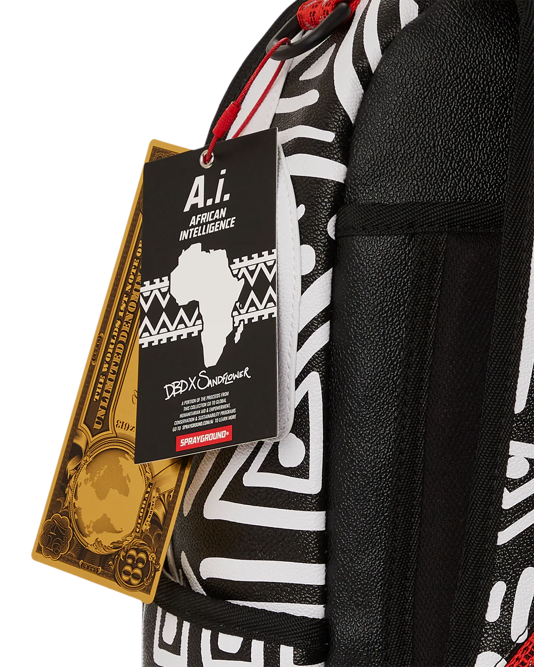Sprayground A.I.8 African Intelligence - Origin Story DLXV Backpack 12 Sprayground A.I.8 African Intelligence - Origin Story DLXV Backpack - Image 10