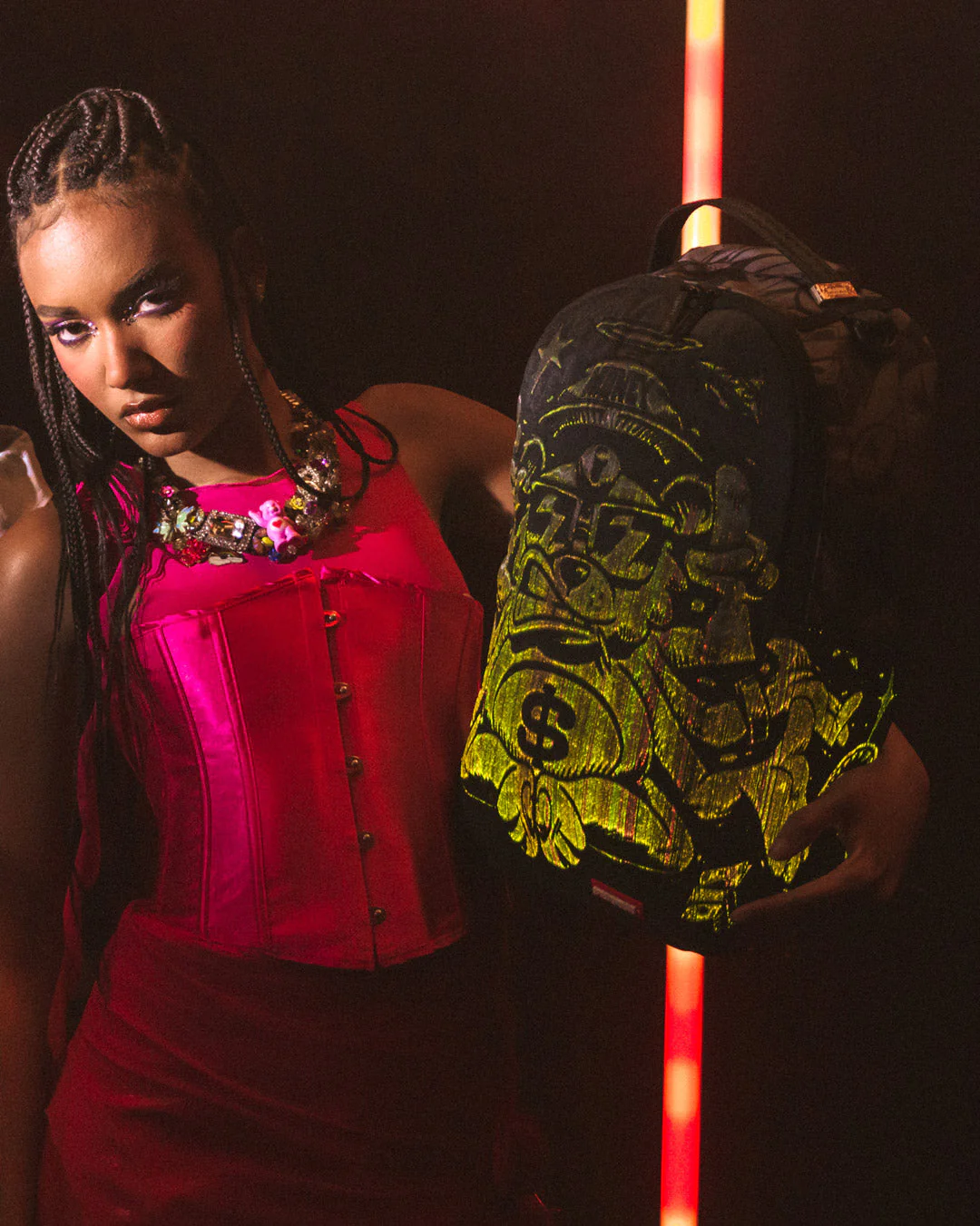 Sprayground Fiber Optics Money Trip Backpack 16 Sprayground Fiber Optics Money Trip Backpack - Image 14