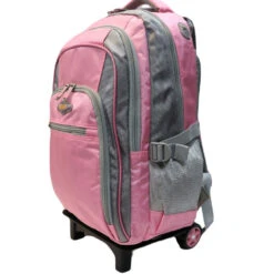 Aoking GVL 4091 Backpack W/Wheels 18"-Pink -Selected Fashion Luggage Stores 7cc935 27c322db237b4456b2ec27ed15dcaf8dmv2