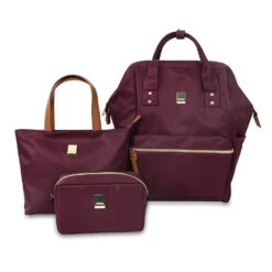 J World Posy 3 Piece Collection Backpack With Tote & Pouch -Selected Fashion Luggage Stores 7cc935 33b5963419684b3a9ff76d9b3440156fmv2 d 1500 1500 s 2