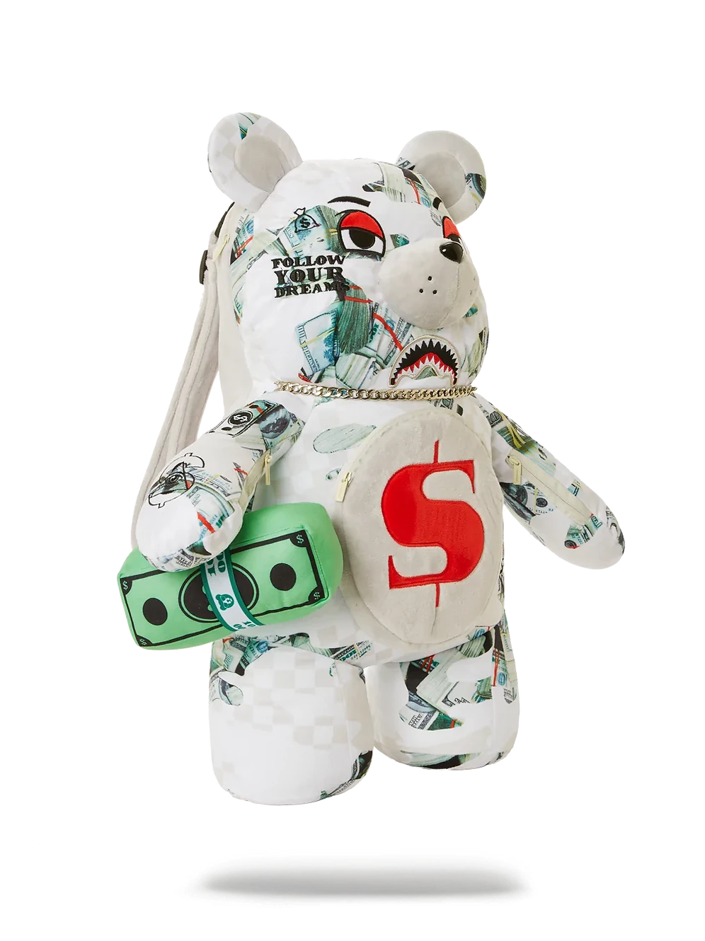 Sprayground Ferociou$ Moneybear Teddybear Backpack 4 Sprayground Ferociou$ Moneybear Teddybear Backpack - Image 2