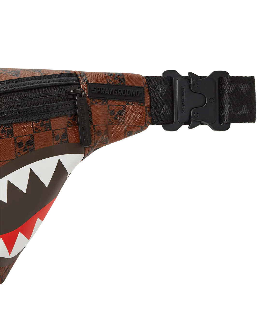 Sprayground Sharks And Skulls Savvy Crossbody 5 Sprayground Sharks And Skulls Savvy Crossbody - Image 3