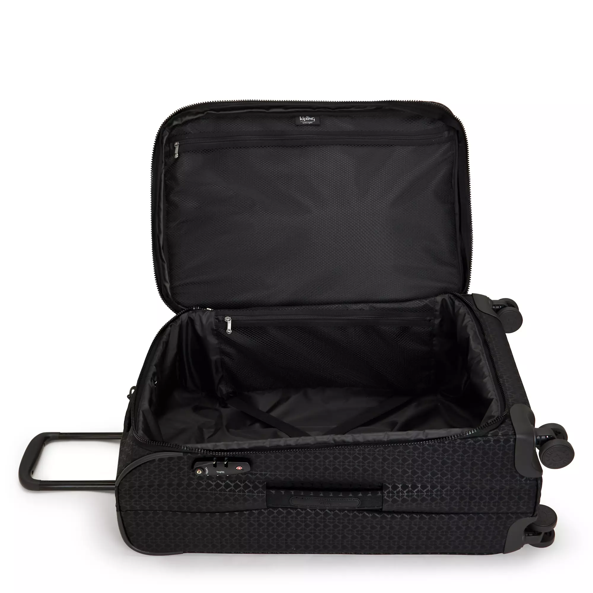 Kipling New Youri Spin Medium Printed 4 Wheeled Rolling Luggage 5 Kipling New Youri Spin Medium Printed 4 Wheeled Rolling Luggage - Image 3