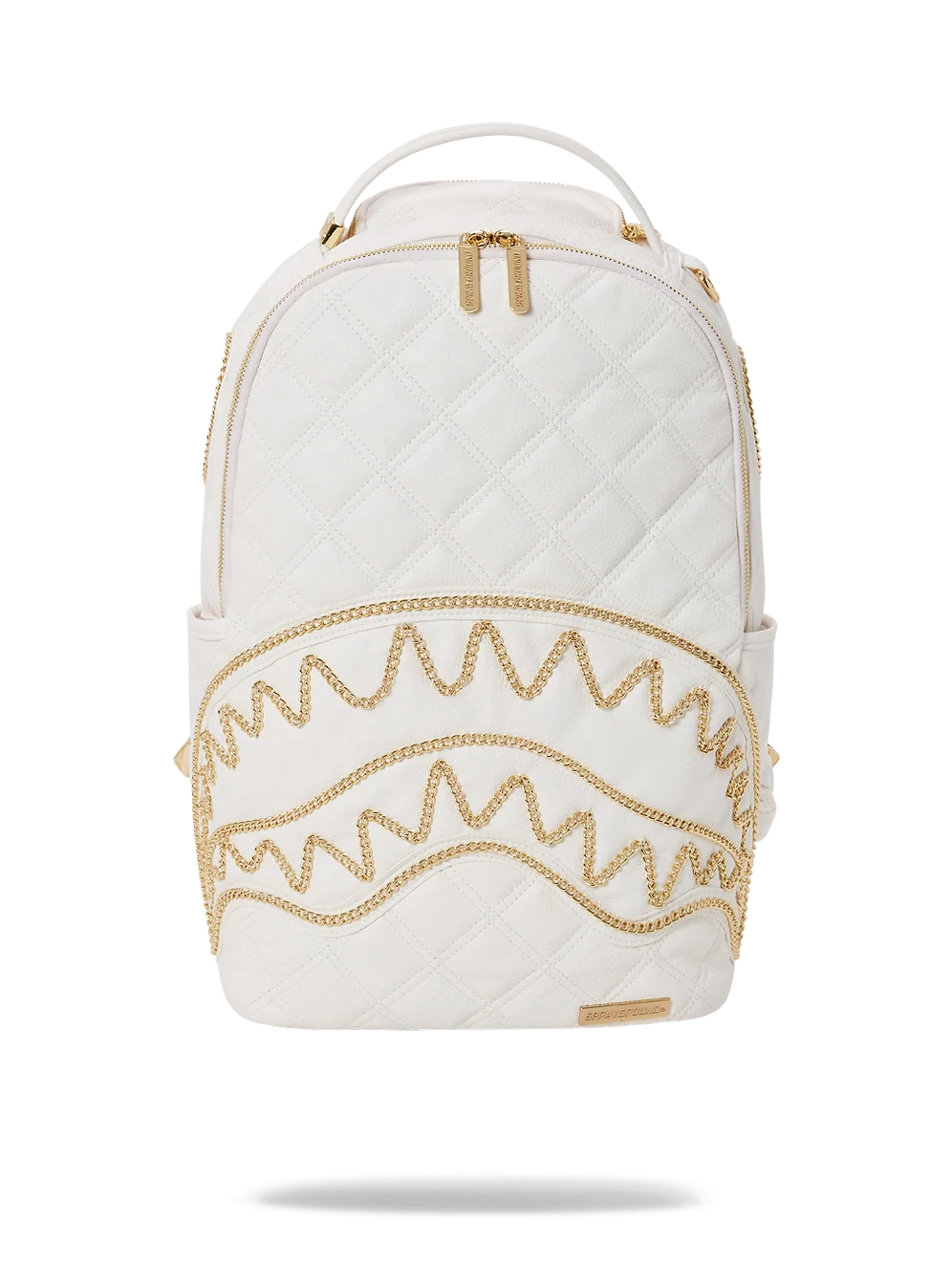 Sprayground Riviera White Gold DLX Backpack 3 Sprayground Riviera White Gold DLX Backpack