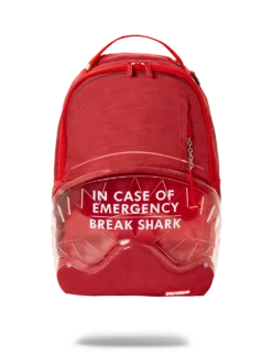 Sprayground Break In Case Of Emergency Shark DLX Backpack