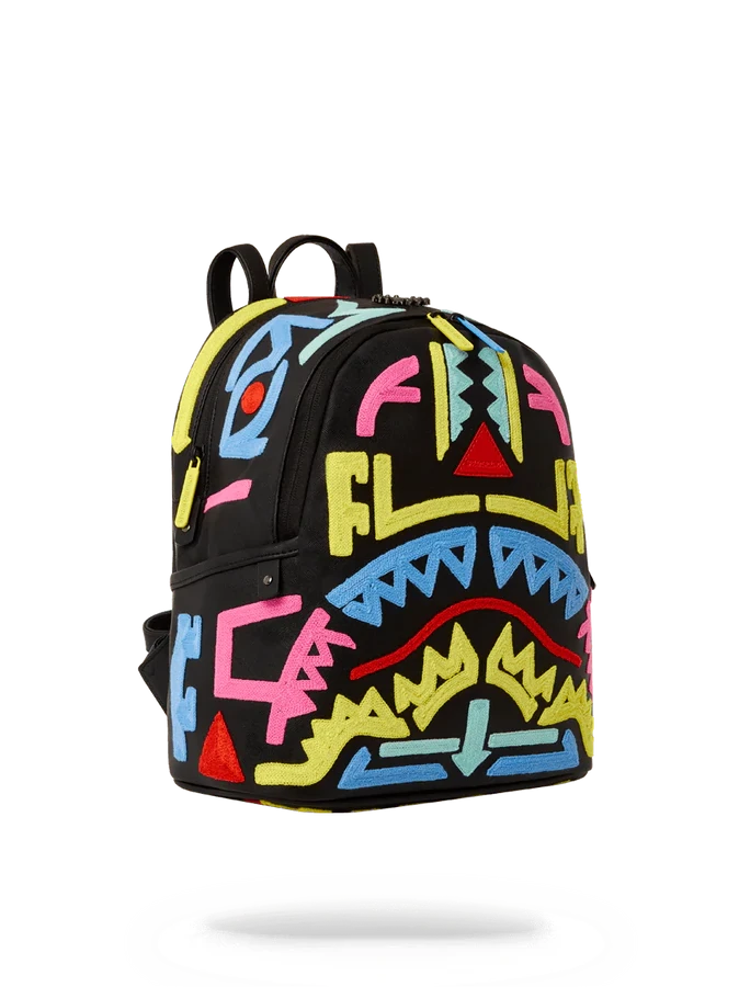 Sprayground AI3 Path To The Future Tribal Neon Savage Backpack 3 Sprayground AI3 Path To The Future Tribal Neon Savage Backpack