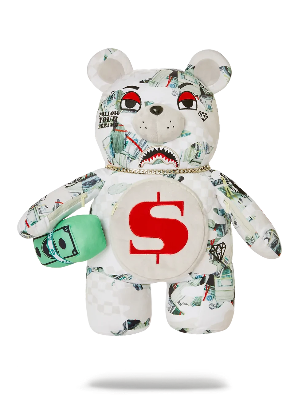 Sprayground Ferociou$ Moneybear Teddybear Backpack 3 Sprayground Ferociou$ Moneybear Teddybear Backpack