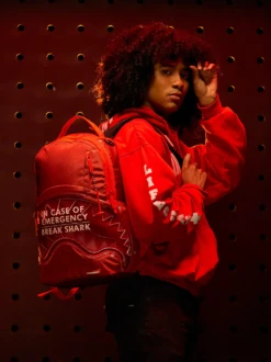 Sprayground Break In Case Of Emergency Shark DLX Backpack -Selected Fashion Luggage Stores 7cc935 9a67a99570da482d89f75f34803930e2mv2