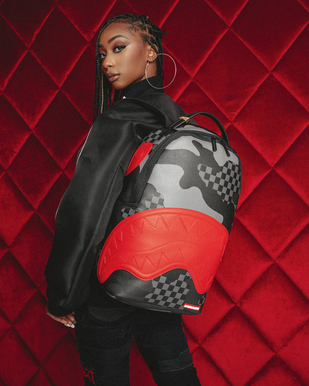 Sprayground 3AM Red Alert DLXV Backpack 13 Sprayground 3AM Red Alert DLXV Backpack - Image 11