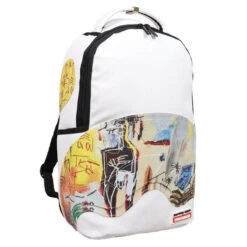Sprayground Jean Michael Basquiat White Shark DLX Backpack -Selected Fashion Luggage Stores 7cc935 a50f49ecb3bf46e69f628d92717a94e3mv2