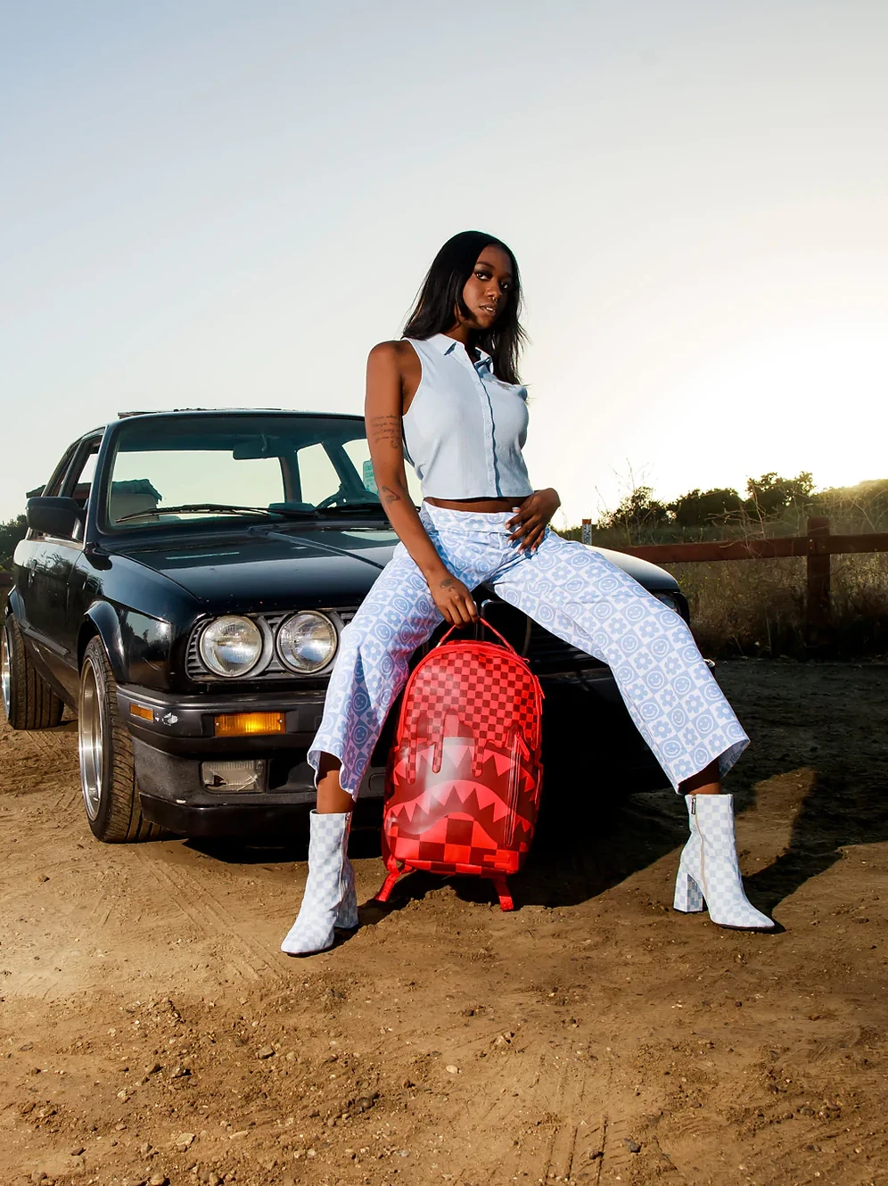 Sprayground XTC Sharks In Wonderland DLX Backpack 13 Sprayground XTC Sharks In Wonderland DLX Backpack - Image 11