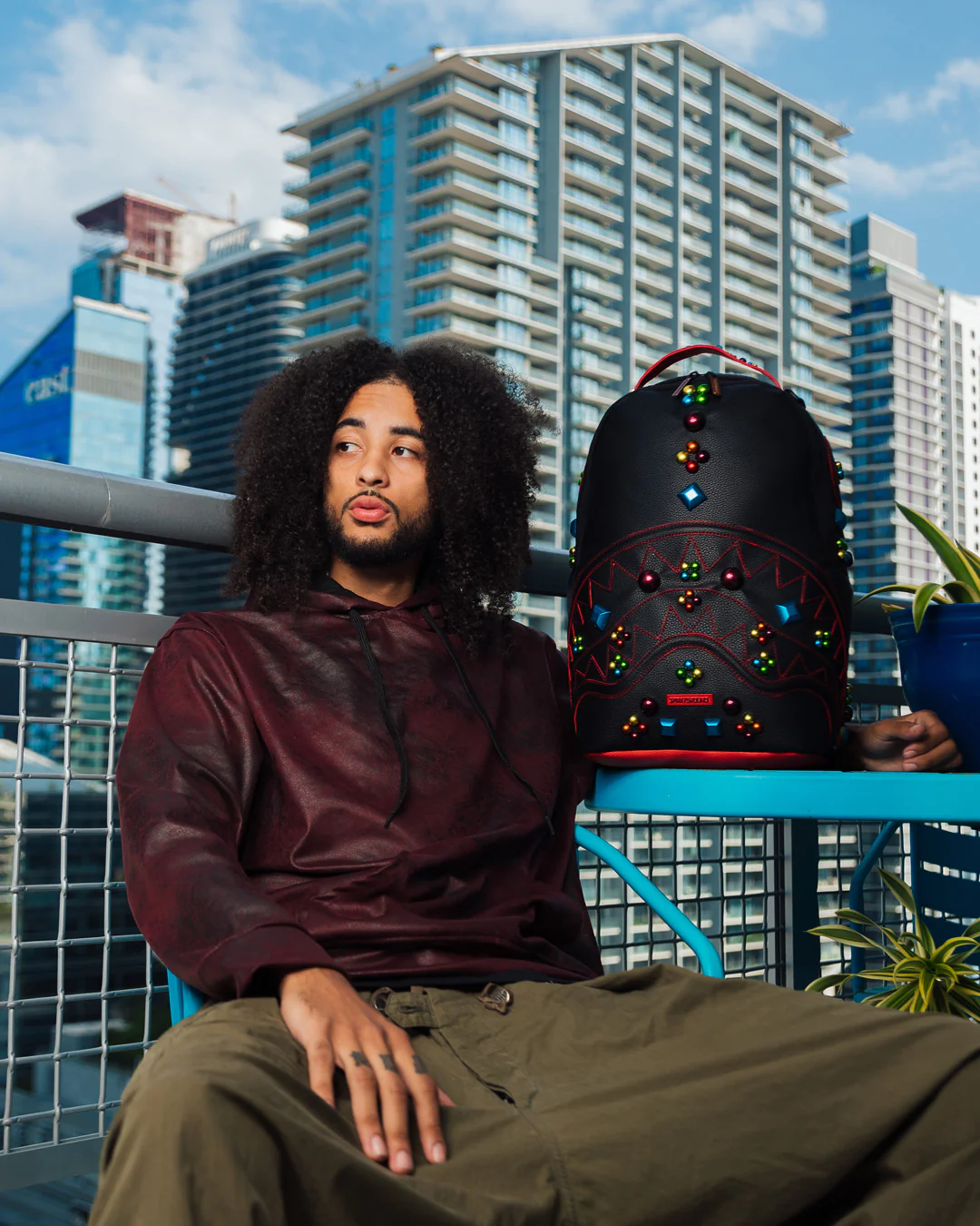 Sprayground Gemstone Outlaw DLXV Backpack 15 Sprayground Gemstone Outlaw DLXV Backpack - Image 13