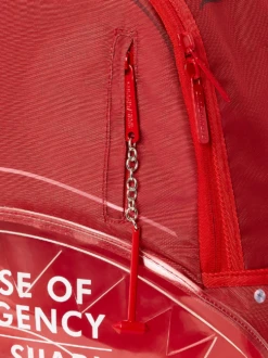 Sprayground Break In Case Of Emergency Shark DLX Backpack -Selected Fashion Luggage Stores 7cc935 e008812e22c94f448940d527bcf9f980mv2